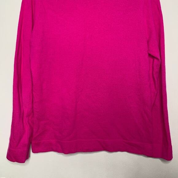 J Crew Mercantile women's hot pink wool blend crew neck sweater Medium - Picture 7 of 9